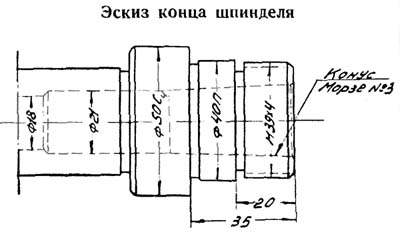 Шпиндель токарного верстата ТВ-16 Шпиндель токарного верстата ТВ-16